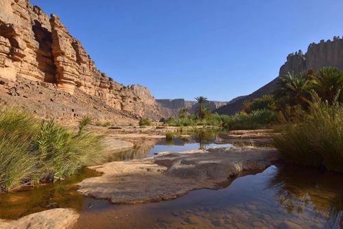 Công viên quốc gia Tassili n´Ajjer ở sa mạc Sahara. Ảnh: Getty Images