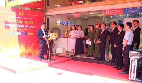 Trạm công dân số tại Khu đô thị Celadon City (phường Tân Sơn Nhì) ra mắt sáng 24/4.