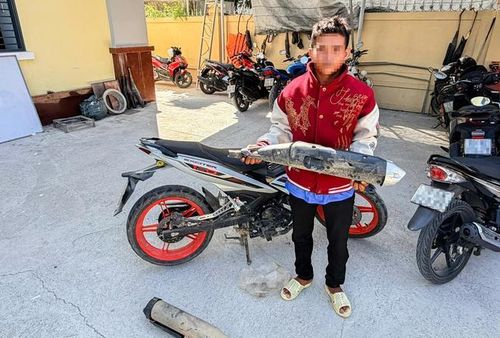 Nỗ lực của Công an địa phương ngăn chặn tình trạng thanh thiếu niên độ pô xe, vi phạm an toàn giao thông. Ảnh: Công an phường Ba Ngòi