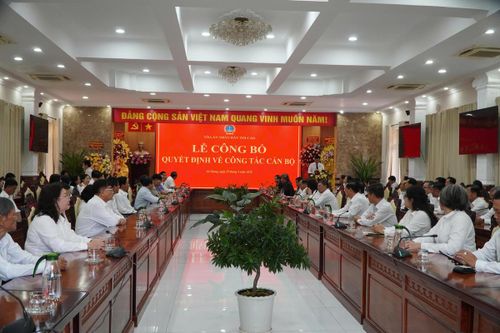 Quang cảnh lễ công bố. Ảnh: Khánh Thùy