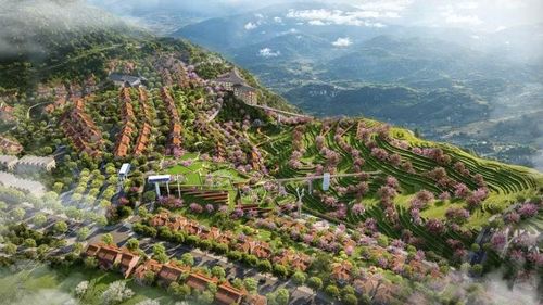 Phối cảnh dự án Khu đô thị sinh thái đồi chè Ô Quý Hồ (EcoSapa) với tổng mức đầu tư hơn 2.400 tỷ đồng.