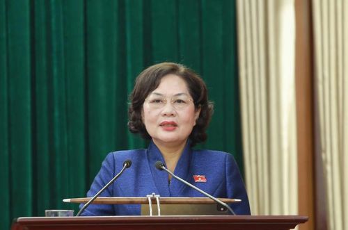 Phó Chủ tịch Quốc hội Nguyễn Thị Hồng phát biểu tại hội nghị.