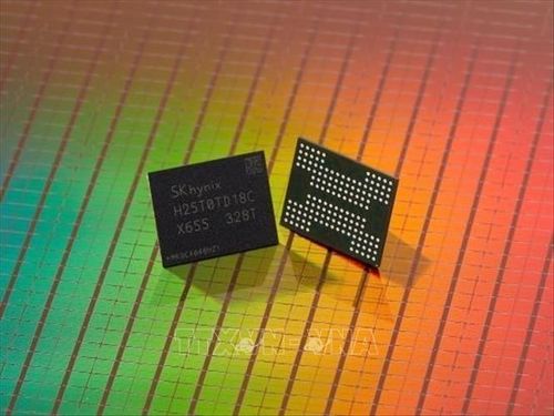 Chip do công ty SK hynix sản xuất. Ảnh: Yonhap/TTXVN