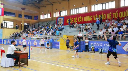 Các vận động viên tranh tài tại Giải bóng bàn, cầu lông, pickleball hè Sầm Sơn 2026.