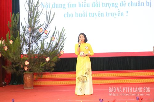Thí sinh thực hiện phần thi trả lời câu hỏi