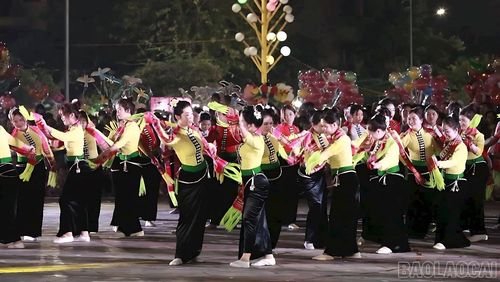 Tiết mục dự thi trong đêm khai mạc.
