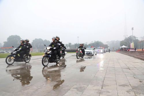 Công an tỉnh Lào Cai quyết tâm bảo đảm an ninh, trật tự, an toàn giao thông trong dịp lễ 30/4 - 01/5.