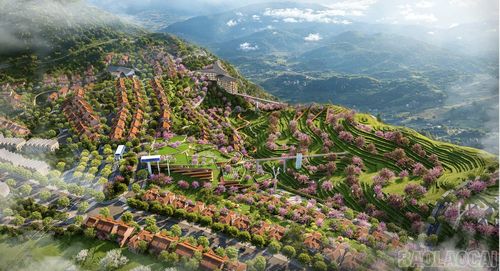 Phối cảnh Dự án Khu đô thị sinh thái Đồi chè Ô Quý Hồ.