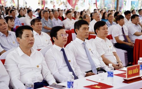 Các đại biểu tham dự lễ kỷ niệm - Ảnh: H.N