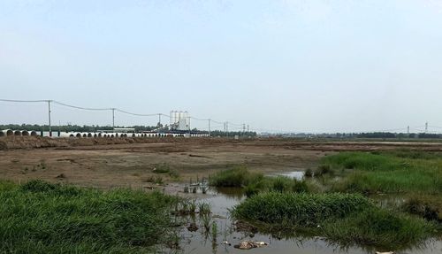 Vật tư đã được tập kết để sẵn sàng thi công nhanh chóng đưa dự án vào khai thác.