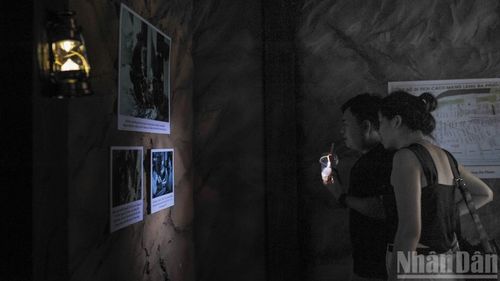 Triển lãm đã tái hiện một cách chân thực về căn cứ cách mạng K20.