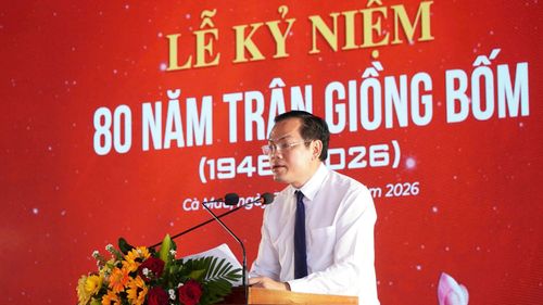 Ông Ngô Vũ Thăng – Phó Chủ tịch UBND tỉnh Cà Mau phát biểu tại buổi lễ.