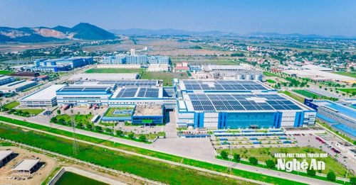 Quang cảnh Khu công nghiệp VSIP Nghệ An. Ảnh: Thành Duy