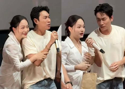 Lan Phương và Kiều Minh Tuấn tương tác tự nhiên tại buổi cinetour.