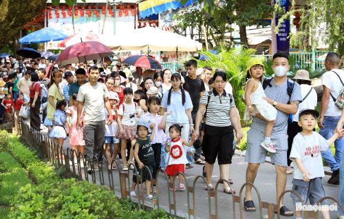 Vườn thú Hà Nội có diện tích khoảng 29ha với cây xanh, hồ nước. Nơi đây nuôi và chăm sóc nhiều loài thú quý hiếm.