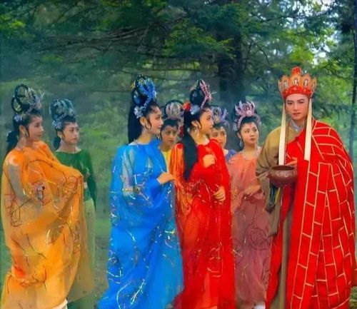 Tập phim về Đường Tăng và 7 yêu tinh nhện trong "Tây du ký" 1986. (Ảnh: Weibo)