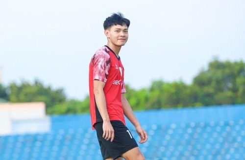 Bùi Vĩ Hào là nhân tố đáng chú ý của Becamex TPHCM. Ảnh: CLB Becamex TPHCM.