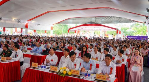 Quang cảnh lễ kỷ niệm - Ảnh: N.H
