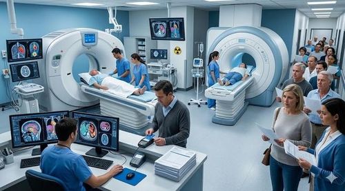 Lạm dụng chụp chiếu như CT, MRI có thể gây tốn kém và rủi ro sức khỏe - Hình minh họa