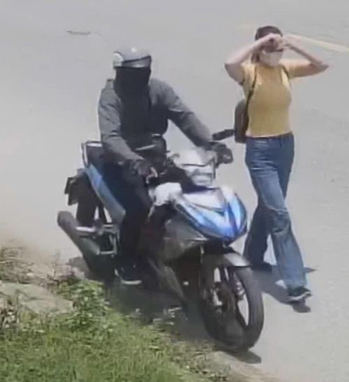 Hai đối tượng bỏ trốn. Ảnh: HN.