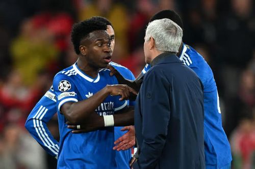 Jose Mourinho liệu có hòa hợp với Vinicius tại Real Madrid? ẢNH: MIRROR/GETTY