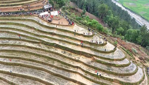 Đây là lần đầu tiên diễn ra giải leo ruộng bậc thang Mù Cang Chải.