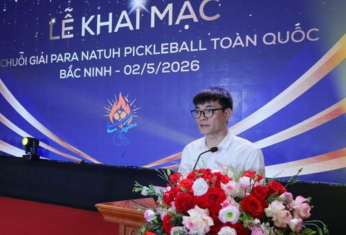 Ông Nguyễn Văn Ảnh, Phó Giám đốc Sở VHTTDL tỉnh Bắc Ninh phát biểu tại Lễ khai mạc