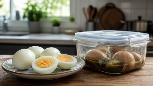 Trứng đã chế biến cần được làm nguội nhanh và bảo quản lạnh đúng cách; trứng lòng đào không nên để lại qua đêm. Ảnh minh họa