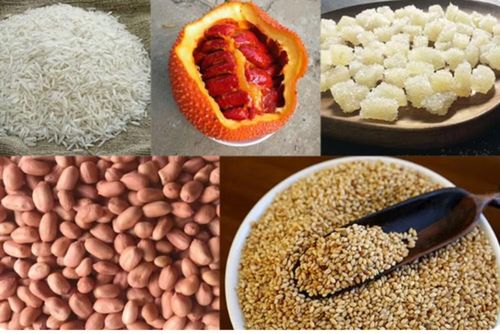 Các nguyên liệu làm Bánh Cáy làng Nguyễn. (Ảnh minh họa)