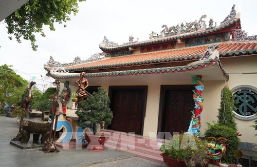 Đền thờ Anh hùng dân tộc Nguyễn Trung Trực, phường Rạch Giá (An Giang) là di tích lịch sử - văn hóa cấp quốc gia. Ảnh: Lê Huy Hải - TTXVN
