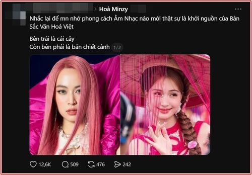 Một trong những bài viết so sánh trực diện giữa Hoàng Thùy Linh và Hòa Minzy đang nhận về nhiều ý kiến trái chiều từ cộng đồng mạng.