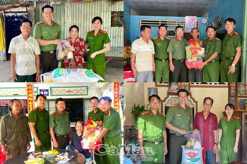  Lực lượng công an cơ sở thăm hỏi, tặng quà tri ân các Mẹ Việt Nam anh hùng, gia đình liệt sĩ nhân dịp 30/4/2026.