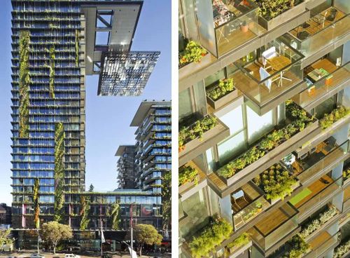 Khu phức hợp One Central Park, Australia. (Ảnh: Simon Wood)