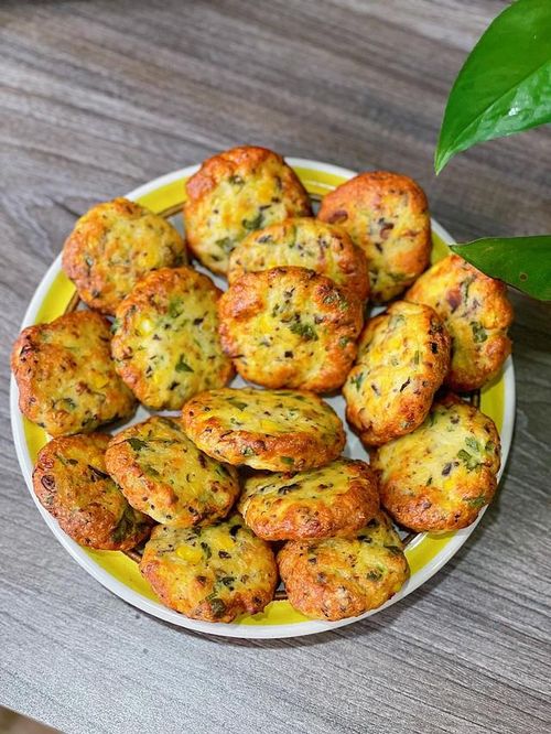 Chả gà rau củ thơm ngon. Ảnh Lan Hương