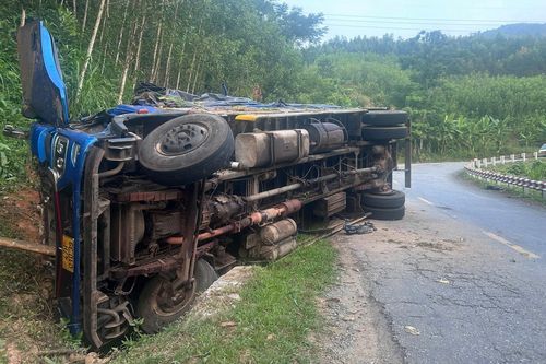 Hiện trường vụ tai nạn. Ảnh: N.X