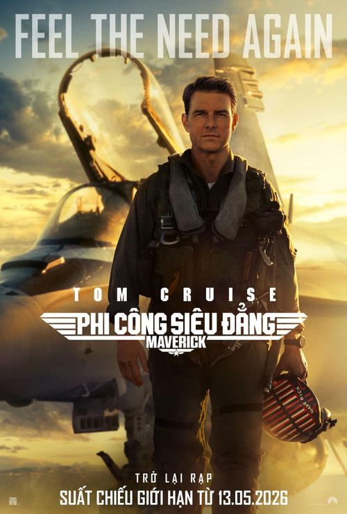 Poster phim “Phi công siêu đẳng Maverick”.