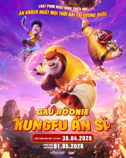 Poster phim “Gấu Boonie: Kungfu ẩn sĩ”.