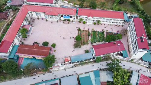 Toàn cảnh trường THCS Võ Nguyên Giáp.