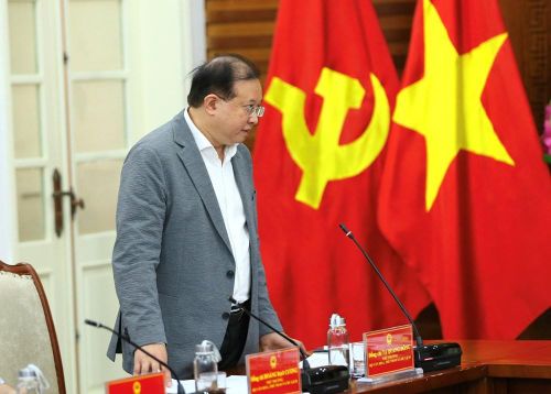 Thứ trưởng Tạ Quang Đông phát biểu tại buổi làm việc