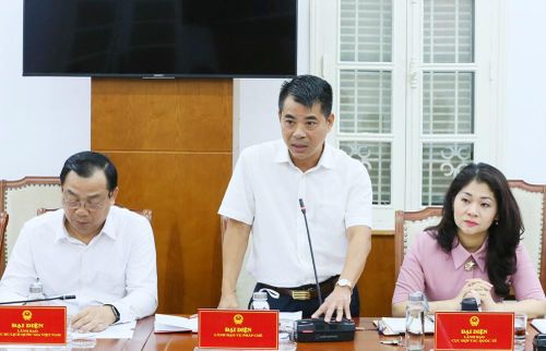 Vụ trưởng Vụ Pháp chế Phạm Cao Thái phát biểu