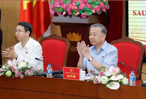 Tổng Bí thư, Chủ tịch nước Tô Lâm tại buổi tiếp xúc cử tri