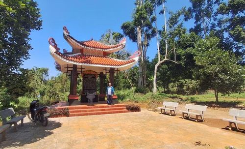 Di tích Vườn Mít - Cánh đồng Cô Hầu đã mang diện mạo mới sau khi được đầu tư kinh phí để nâng cấp hạ tầng. Ảnh: N.T