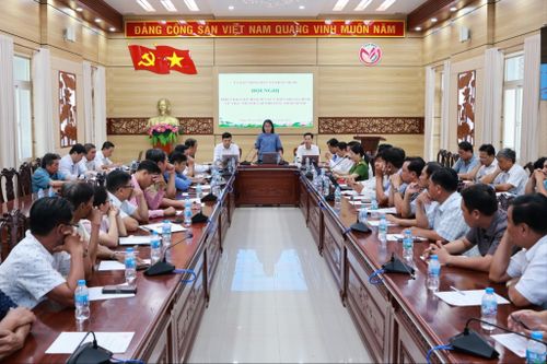 UBND xã Tháp Mười họp triển khai Kế hoạch lấy ý kiến Nhân dân về việc thành lập phường Tháp Mười