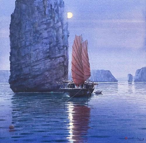 Quãng lặng lãng mạn của cảnh sắc thiên nhiên.