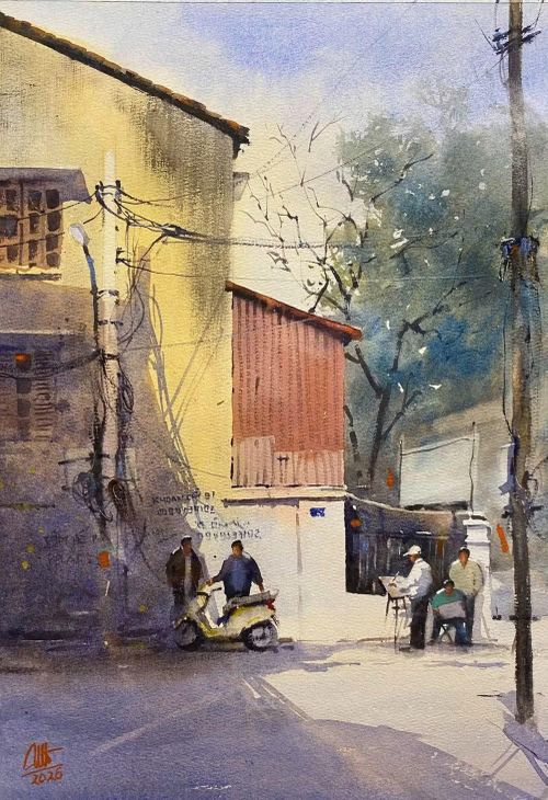 Một góc phố thân thương.