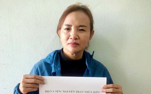 Đối tượng Nguyễn Trần Thúy Kiều. Ảnh Công an TRP Đà Nẵng