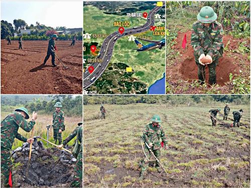 Công tác rà phá bom mìn đã và đang được các đơn vị nhà đầu tư triển khai thực hiện