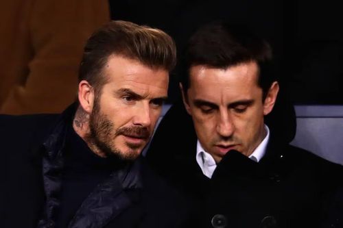  ... khi chung phòng thì Beckham và Neville không hợp nhau. ẢNH: MIRROR/GETTY 