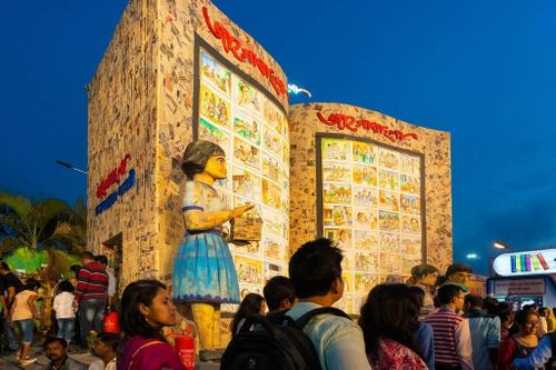 Hội sách Kolkata được cho là một trong những hội sách dành cho đại chúng đông đảo bậc nhất thế giới. Ảnh: create.vista.
