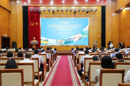 Toàn cảnh hội nghị công bố điều chỉnh Quy hoạch tổng thể quốc gia và các quy hoạch vùng thời kỳ 2021-2030, tầm nhìn đến năm 2050. Ảnh: VGP. 